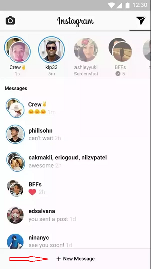 تماس تصویری اینستاگرام